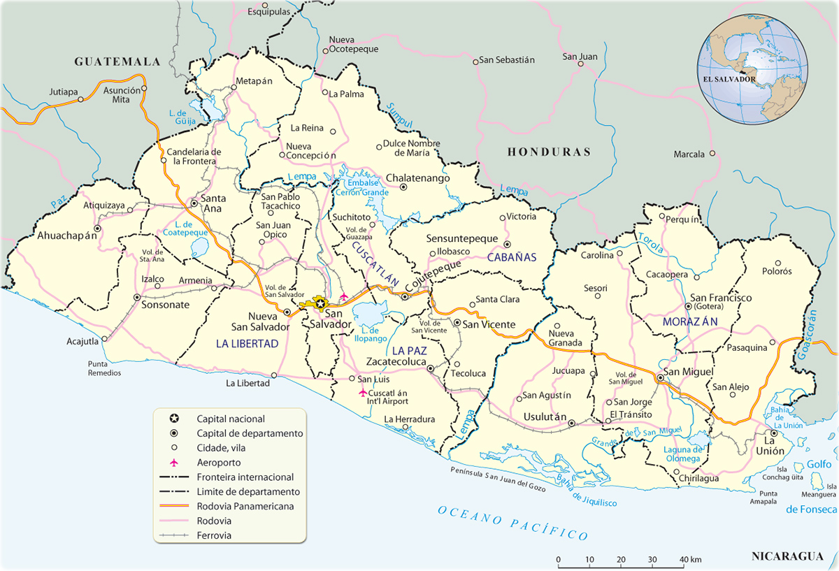 Mapa El Salvador