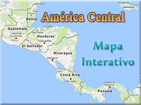 Mapa geografico America Central
