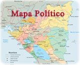 Mapa politico Nicaragua