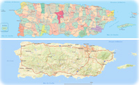 Mapa Porto Rico